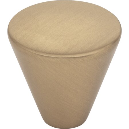 Elements 1" Diameter Satin Bronze Conical Sedona Cabinet Knob 26SBZ